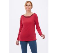 MONACO blue Blusenshirt Kette 36 fuchsia