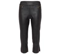 MONACO blue Caprihose in Lammnappaoptik 40 schwarz