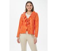 MONACO blue Jacke mit Volants zum Binden 42 orange