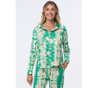 MONACO blue Jackenhemd Batikoptik 46 grün