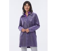 MONACO blue Longbluse Lilac Kroko 40 lila
