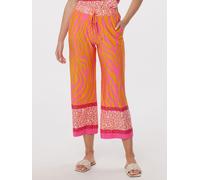 MONACO blue Palazzohose Charlotte 7/8 Länge 46 orange-pink