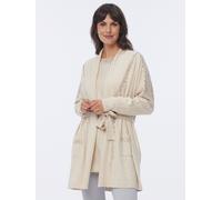 MONACO blue Strickjacke Glamour 38/40 elfenbein