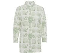 MONACO blue WEEKEND Jerseyhemdbluse 46 grün-weiß