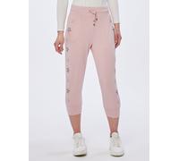 MONACO blue WEEKEND Jogpants Capri Sparkling Star 40 puderrosé