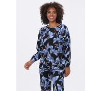 MONACO blue WEEKEND Sweatshirt Blue Birds 36 schwarz-hellblau