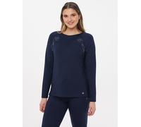 MONACO blue WEEKEND Sweatshirt Kristallblüte 44 marine