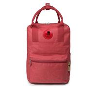 Monaco di Bavaria PAPERO ® aus Kraft-Papier | 2 in 1 Handtaschen Rucksack LYNX II | robust, wasserfest ultraminimalistisch, Vegan nachhaltig Damen Kleiner Backpack Platz für Laptop, Urban Style (Rot)