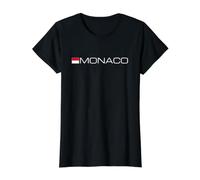 Monaco Montecarlo Côte d'Azur Flagge Preisgünstiges Grafik-T-Shirt