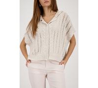 monari - Ajour-Strickcape champagne beige - Gr. - 38