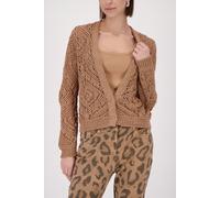 monari - Ajour Strickjacke biscotti - Gr. - 38