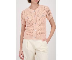 monari - Ajour Strickjacke summer peach - Gr. - 40
