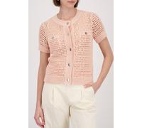 monari - Ajour Strickjacke summer peach - Gr. - 46