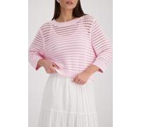 monari - Ajour-Strickpullover french rose - Gr. - 46