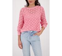 monari - Ajour Strickpullover spring flower - Gr. - 44