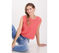 Monari - Ajourmuster Strickpullunder unifarben 429 grapefruit - Gr. - 44