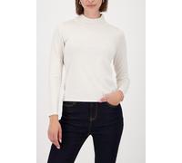 monari - Basic-Langarm-Pullover mit Stehkragen almond - Gr. - 42