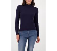 monari - Basic-Langarm-Pullover mit Stehkragen night sky - Gr. - 36