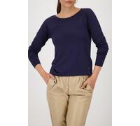 Monari - Basic-Langarmshirt night sky - Gr. - 40