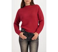 monari - Basic-Strickpullover mit Stehkragen chimney red - Gr. - 46
