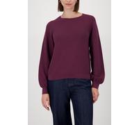 monari - Baumwoll-Strickpullover bordeaux - Gr. - 38