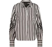 Monari Bluse mit Kordelstickerei Braun Größe 38