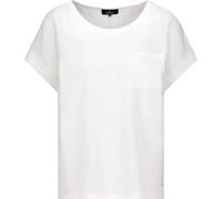 Monari Blusentop Damen Gr. 38 Offwhite – regular fit – Rückenteil 92% Viskose/8% Elasthan
