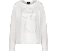 Monari Bluse Satinoptik Offwhite Größe 46