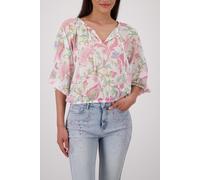 monari - Bluse mit Blumenmuster champagne beige gemustert - Gr. - 42