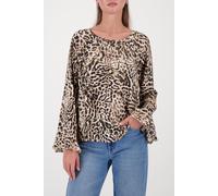 monari - Bluse mit Leo-Muster dark chocolate gemustert - Gr. - 38