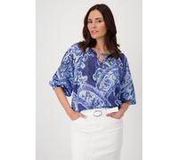 Monari - Bluse mit Paisley-Muster 720 navy blue gemust - Gr. - 44