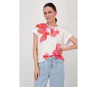 monari - Blusenshirt mit Blumenmuster - Gr. - 38