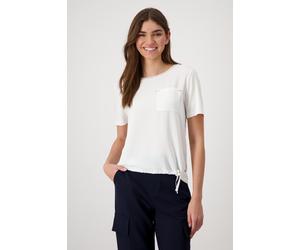 monari - Blusenshirt mit Brusttasche off-white - Gr. - 36