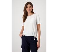 monari - Blusenshirt mit Brusttasche off-white - Gr. - 40