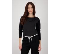 monari - Blusenshirt mit Brusttasche schwarz - Gr. - 42