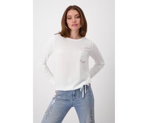 monari - Blusenshirt mit Schmucktasche off-white - Gr. - 44