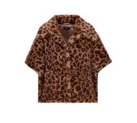 MONARI Cape - Poncho in Felloptik braun | 38
