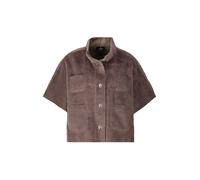 MONARI Cape - Poncho in Felloptik braun | 46