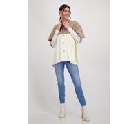 monari - Colourblocking-Strickcape - Gr. - 42