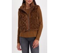 monari - Cropped-Weste mit Taschen whisky - Gr. - 44