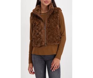 monari - Cropped-Weste mit Taschen whisky - Gr. - 46