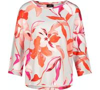 MONARI Damen Shirt geblümt Bright Coral Gemustert - 40