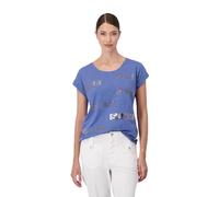 MONARI - Damen Shirt mit Schmuckschrift (408651), Größe:40, Farbe:denim blue (700)