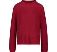 MONARI Damen Strickpullover mit Stehkragen (red Dahlia) Größe 42 | Klassischer Strickpullover aus einer hochwertigen Baumwollmischung