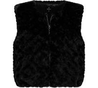 MONARI Gilet in Felloptik schwarz | 44