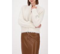 monari - Flauschige doubleface-Strickjacke almond - Gr. - 38