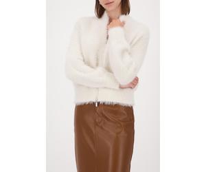 monari - Flauschige doubleface-Strickjacke almond - Gr. - 40