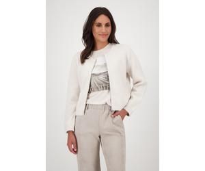 monari - Flauschige Strickjacke oat milk - Gr. - 42