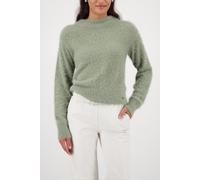 monari - Flauschiger Pullover mit Cut-out sage - Gr. - 42