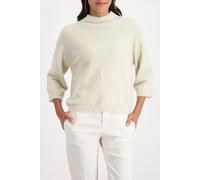 monari - Flauschiger Pullover mit Lurex almond - Gr. - 38
